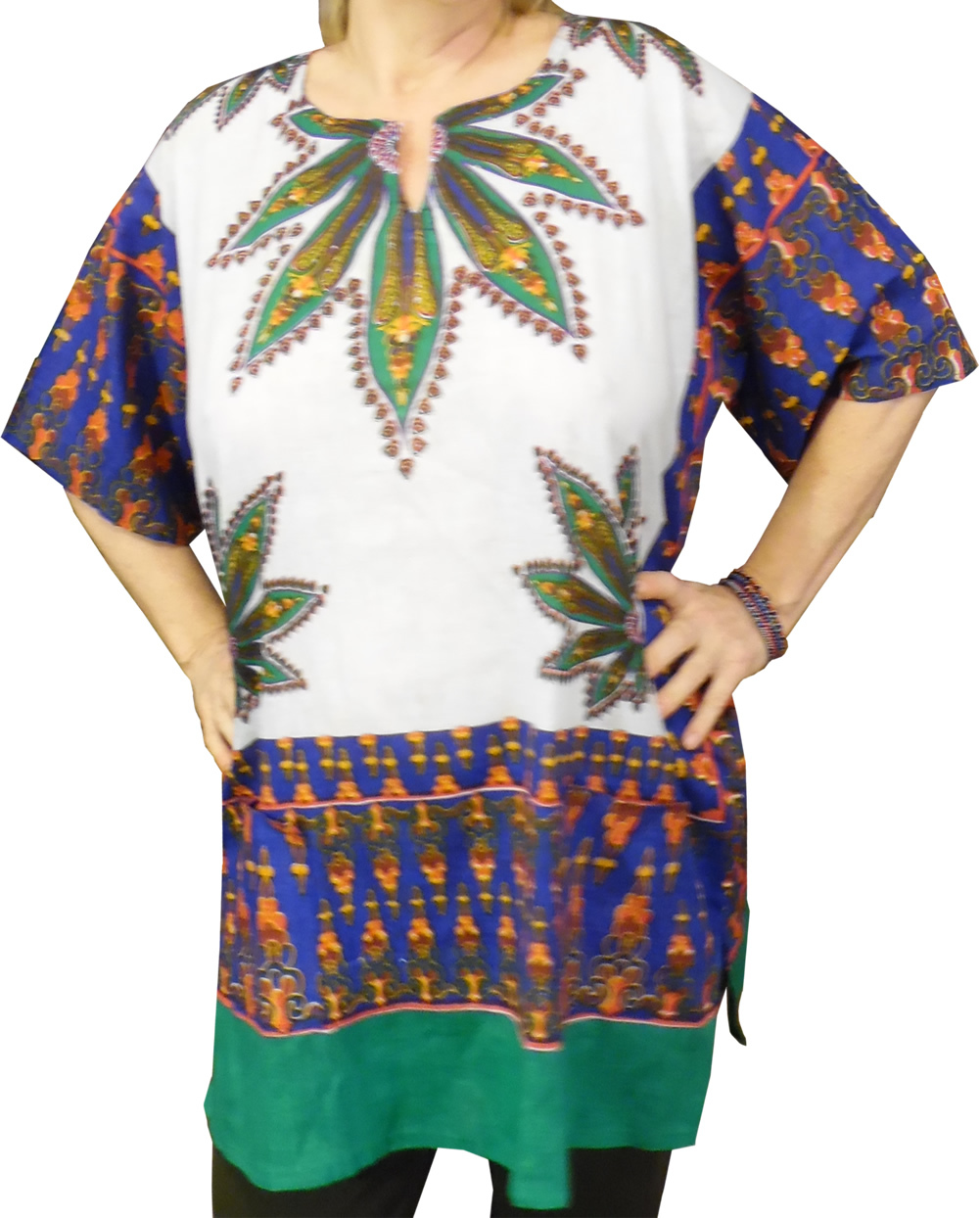 Womens Marijuana Cannabis Hemp Shirt American Dashiki 100% Cotton