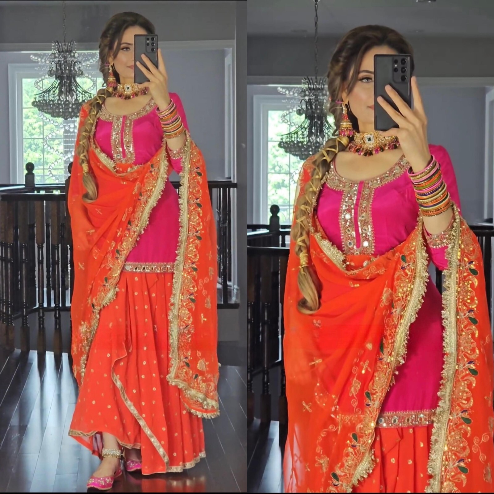 DRESS BOLLYWOOD SUIT PAKISTANI INDIAN WEDDING DHOTI TOP SALWAR KAMEEZ PARTY WEAR