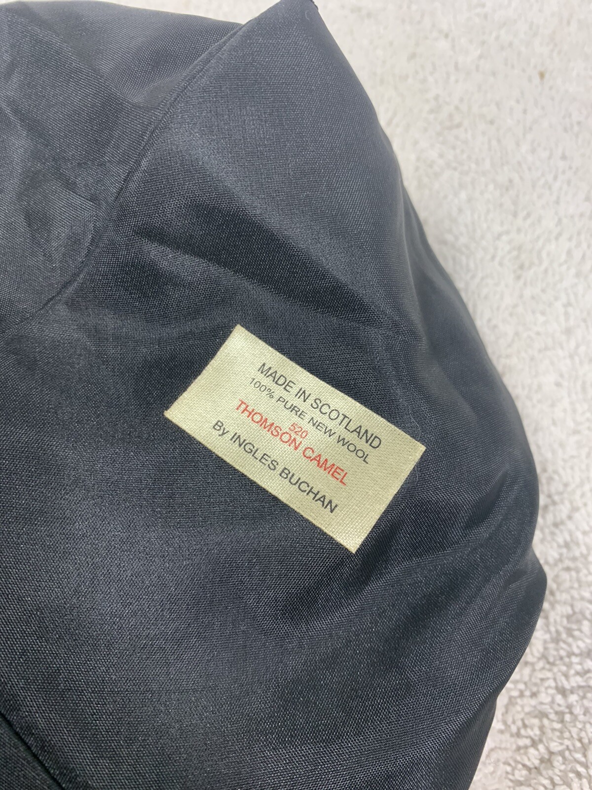 Ingles Buchan Mens Wool Tam 100% Pure New Wool 520 Thomas Camel, Scotland