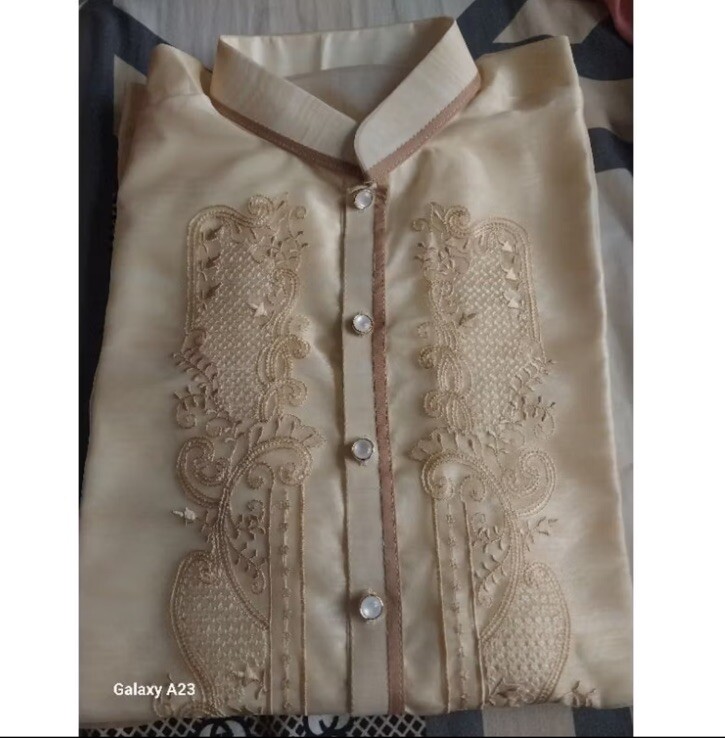 Barong tagalog For men (Large) Chinese Collar
