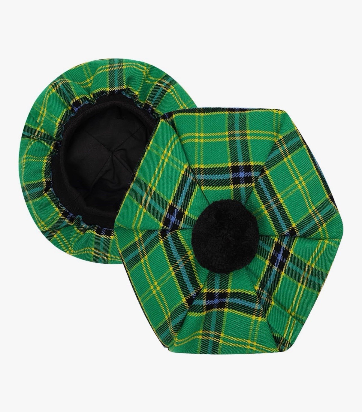 The Kilt Emporium Scottish Tam o’ Shanter hat is a traditional Scottish cap