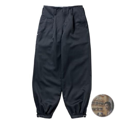 Toraichi Workwear Long Nikka Pants 3920-414 Mini Herringbone Gray 79cm