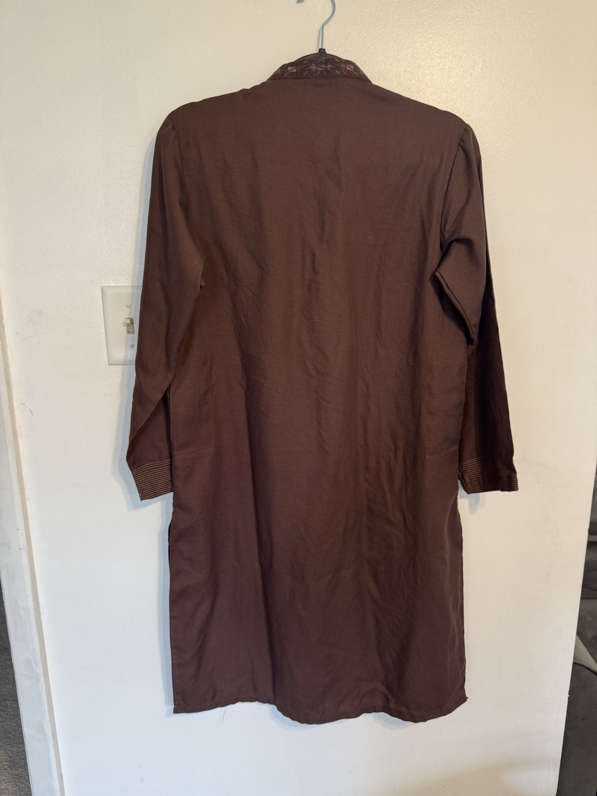 Pakistani Brand J.Brown Embroidered Kurta Only Ramzan Wedding Eid Party Dress