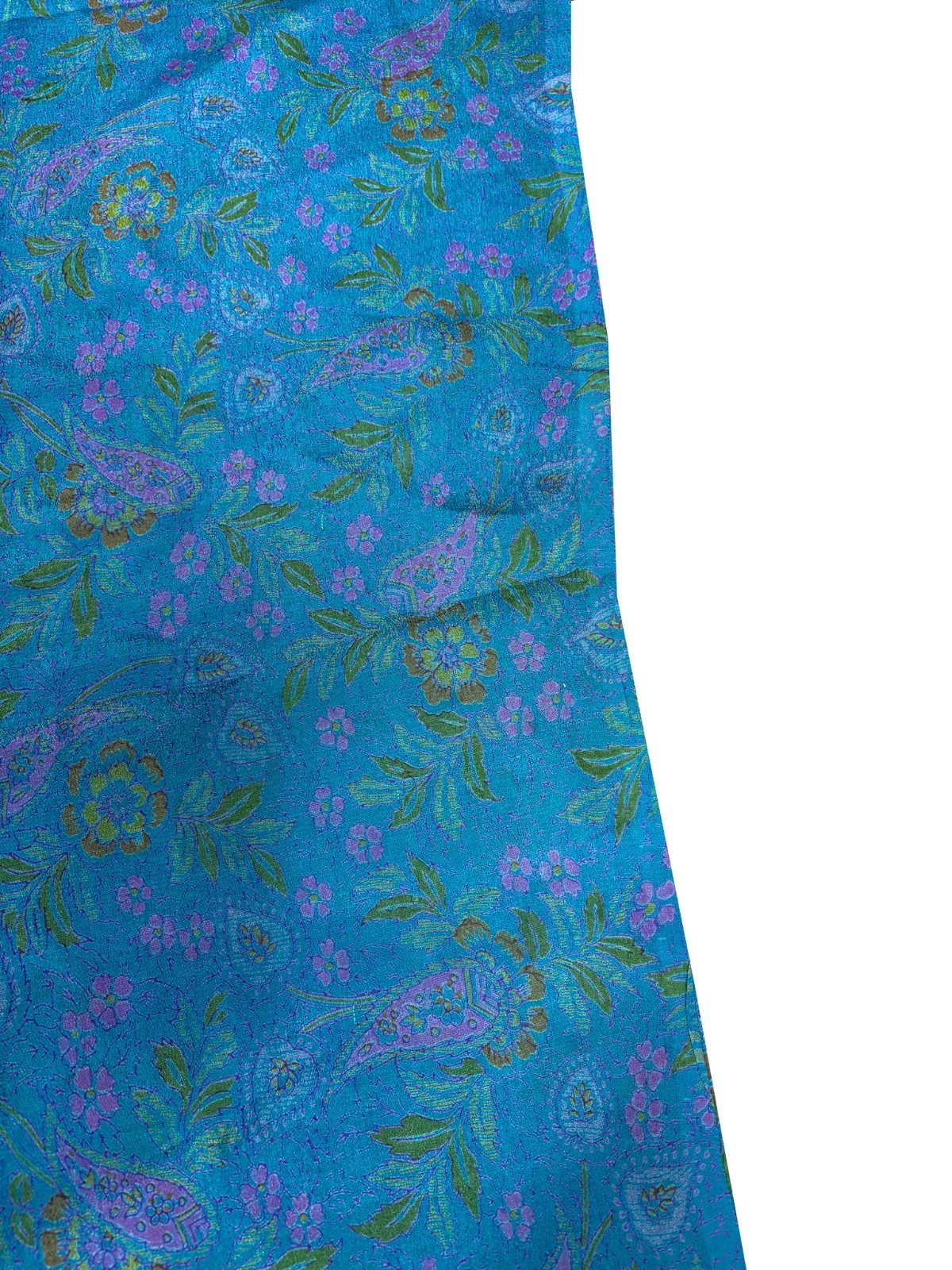 Vintage Chiffon Silk Saree, Lightweight Fabric for DIY & Sewing CS1129