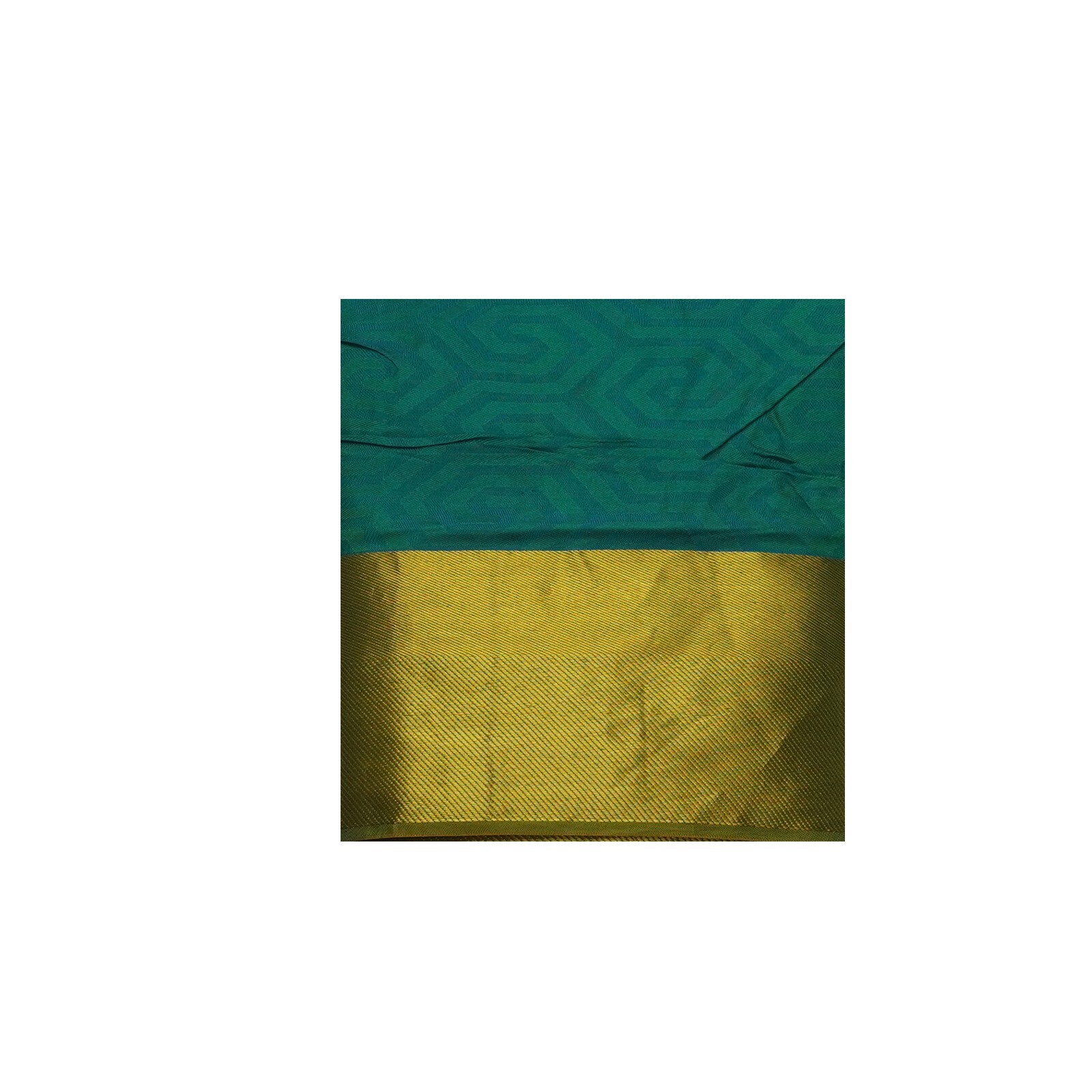 Vintage Peacock Blue Sarees 100% Pure Silk Zari Handwoven Sari 5YD Craft Fabric
