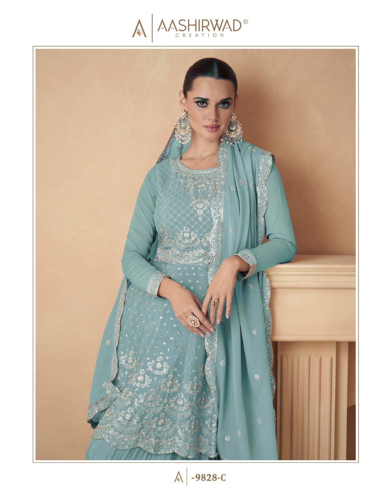 Indian Bollywood Suit Kameez Salwar Designer Ethnic Anarkali Wedding Gown