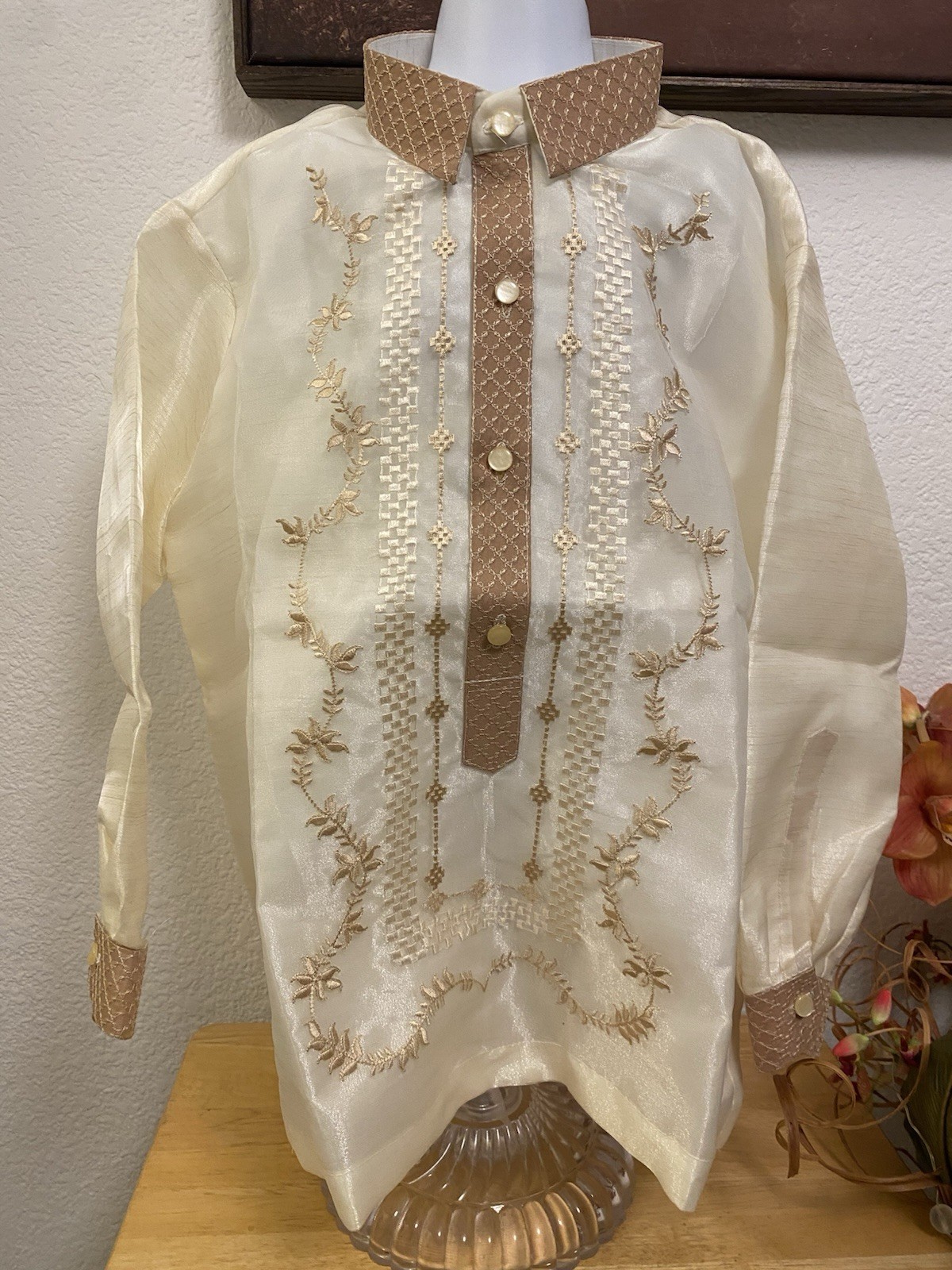 Barong Tagalog Size 12 For Boys