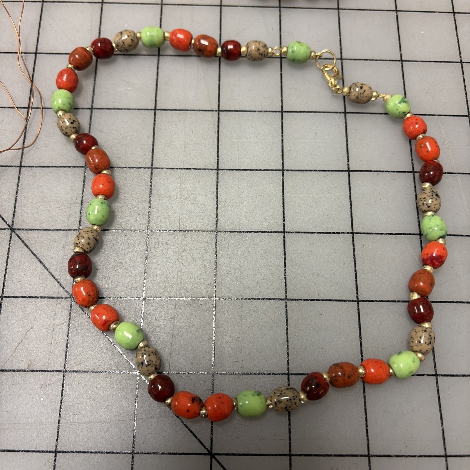 Set of Two Indigenous-Style Native American Necklaces w/assorted beads & shells