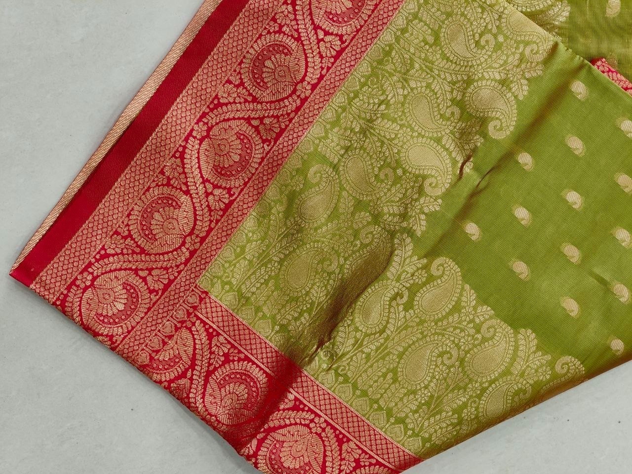 Designer Sari Bollywood Bridal Silk Saree Blouse South Indian Party Wear Saree &