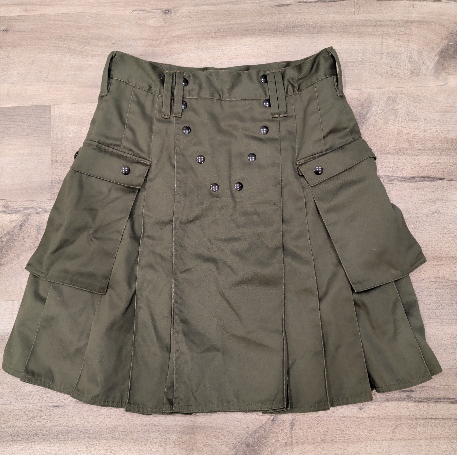 Utilikilts Utility Kilt Pant Size 32 Kilt Size 34 USA Olive Green Cargo USA