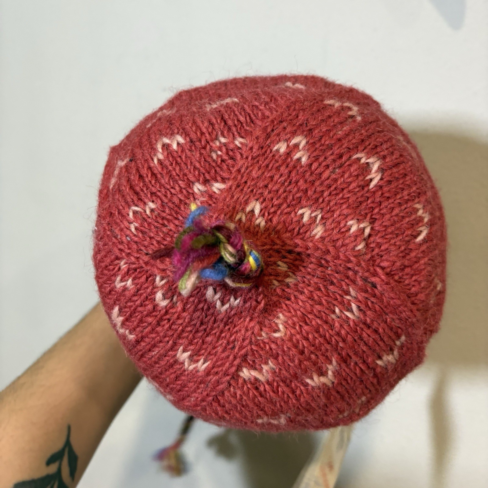 NEW 100% Wool Galena Ear flap Peruvian chullo hat Hand Knitted in ecologics