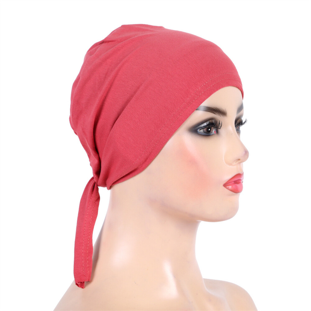 Under Scarf Hijab Bonnet Cap Headwear Muslim Women Inner Hat Headband New