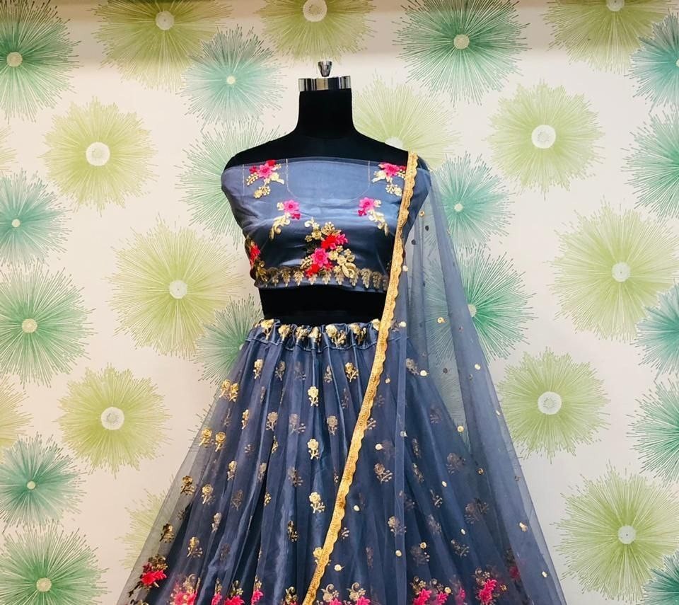 Wedding Party Lehenga Choli Set Indian Pakistani Designer Embroidered Ethnic