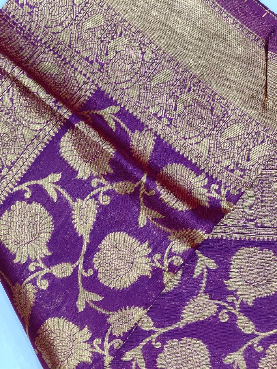 Women Banarasi Soft Silk Saree Heavy Zari Wedding Party Wear With Blouse Piece