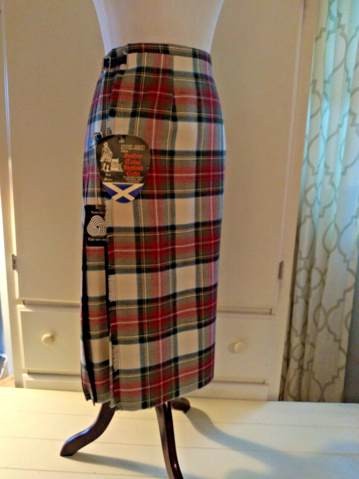 Kilt Royal Stewart New w/Tags Geoffrey Tailor Highland Crafts