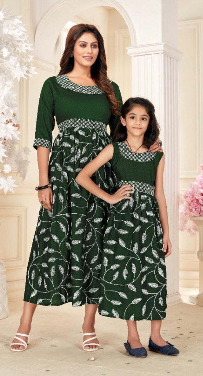 Ethereal Elegance: Girls’ Traditional Gown- E- Ethnic Wear