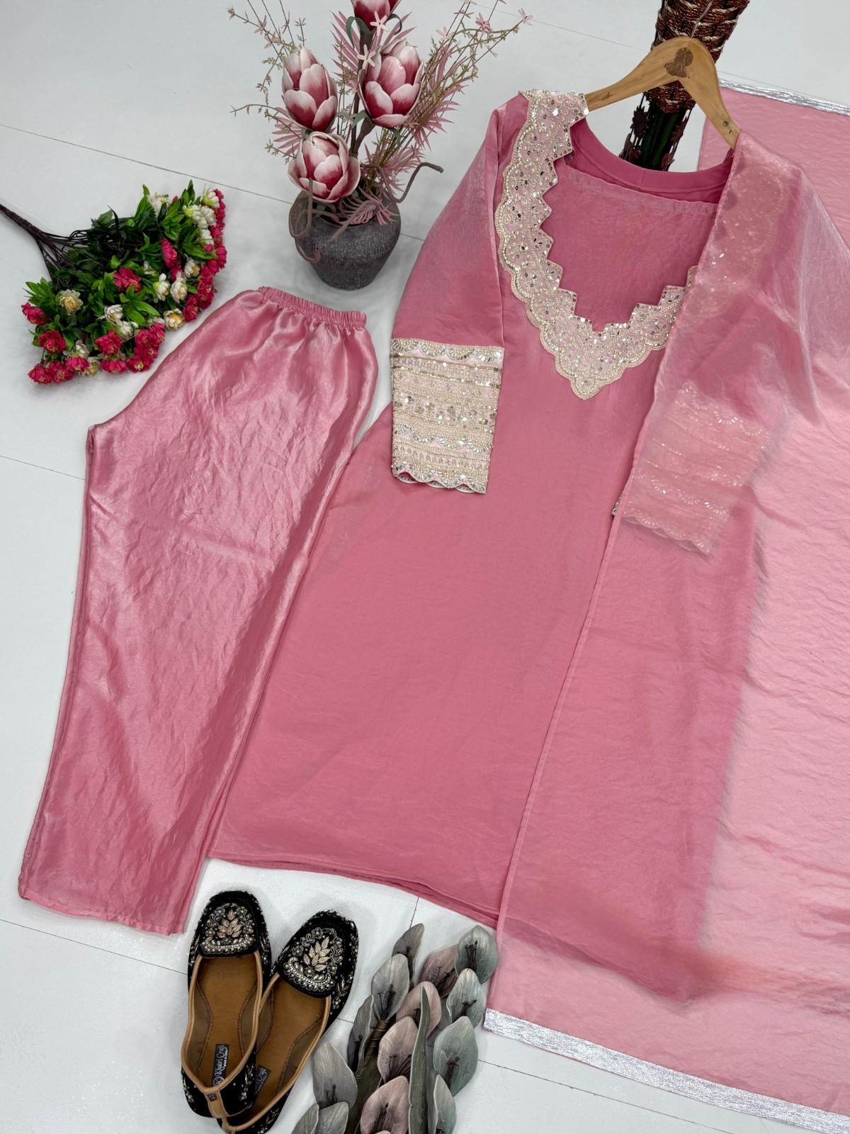 BOLLYWOOD SUIT PAKISTANI INDIAN WEDDING DHOTI KAFTAN SALWAR KAMEEZ PARTY WEAR 2