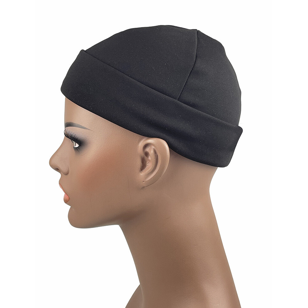 Unisex Casual Inner Fleece Beanie Soft Cozy Plain Color Outdoor Sport Warm Cap