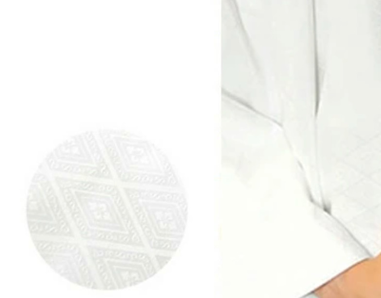 Japanese Men’s Traditional Kimono HAORI Jacket Coat White crested from JAPAN