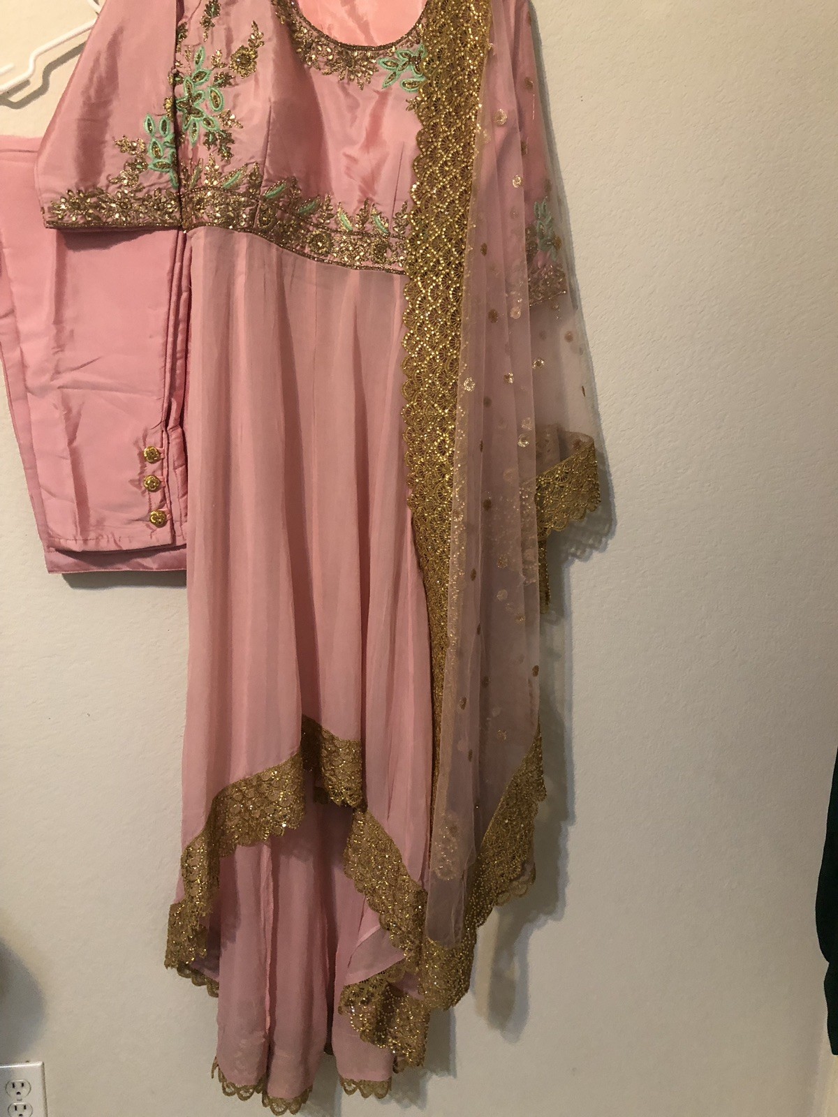 Indian pakistani party wear long anarkali suit long dress