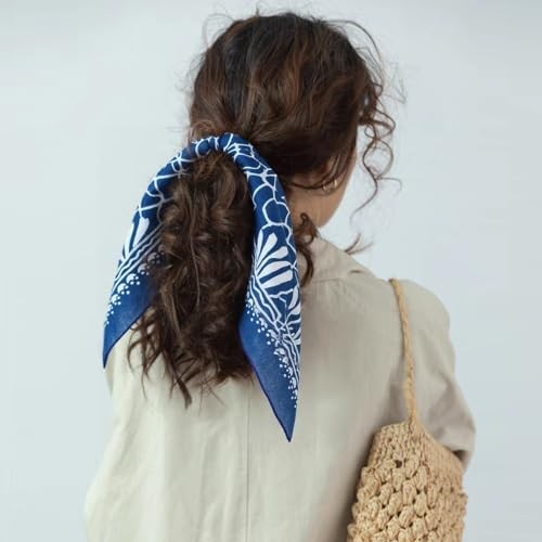 Cotton-Blend Bandana, Head Scarf, Headband, Head wrap, Hair Neck Scarf Fcs054