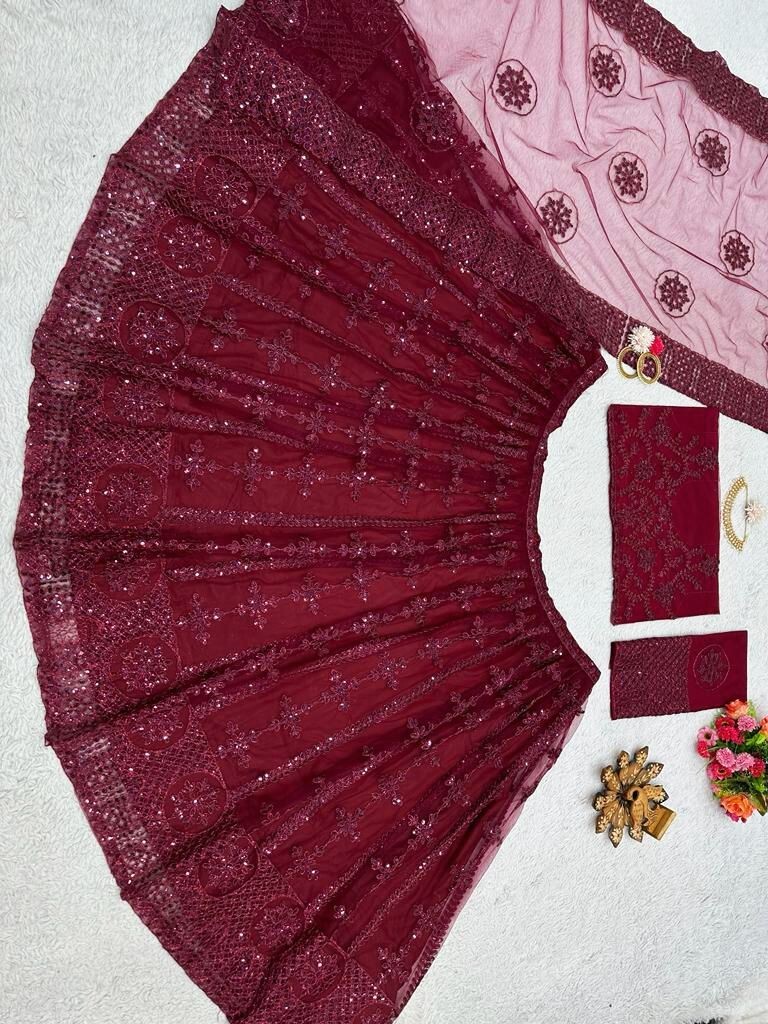 BOLLYWOOD INDIAN LEHNGA ETHNIC WEDDING PAKISTANI BRIDAL PARTY LEHNGA CHOLI