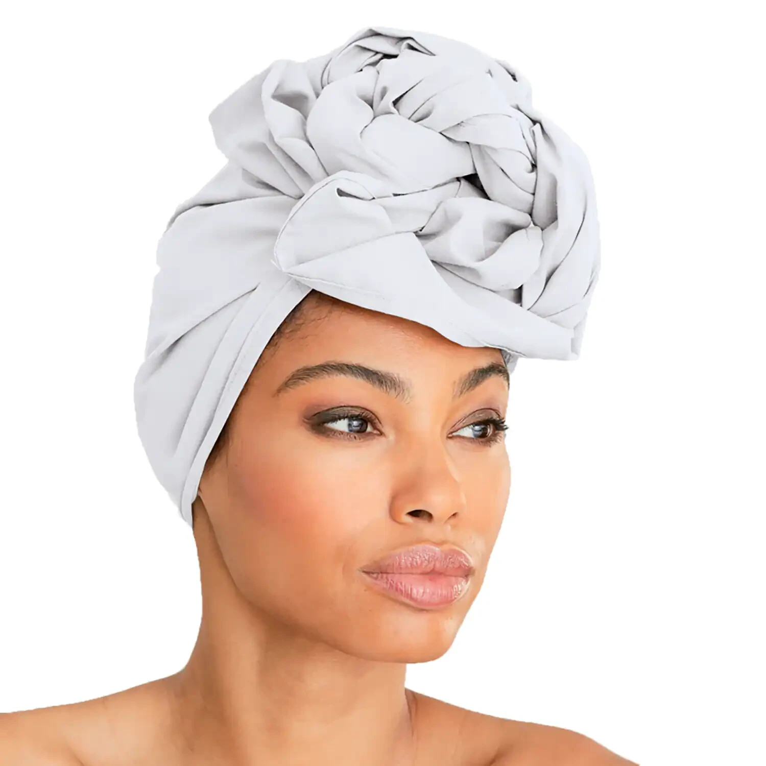 Ashro White Ethnic African American Pride Everyday Diva Headwrap