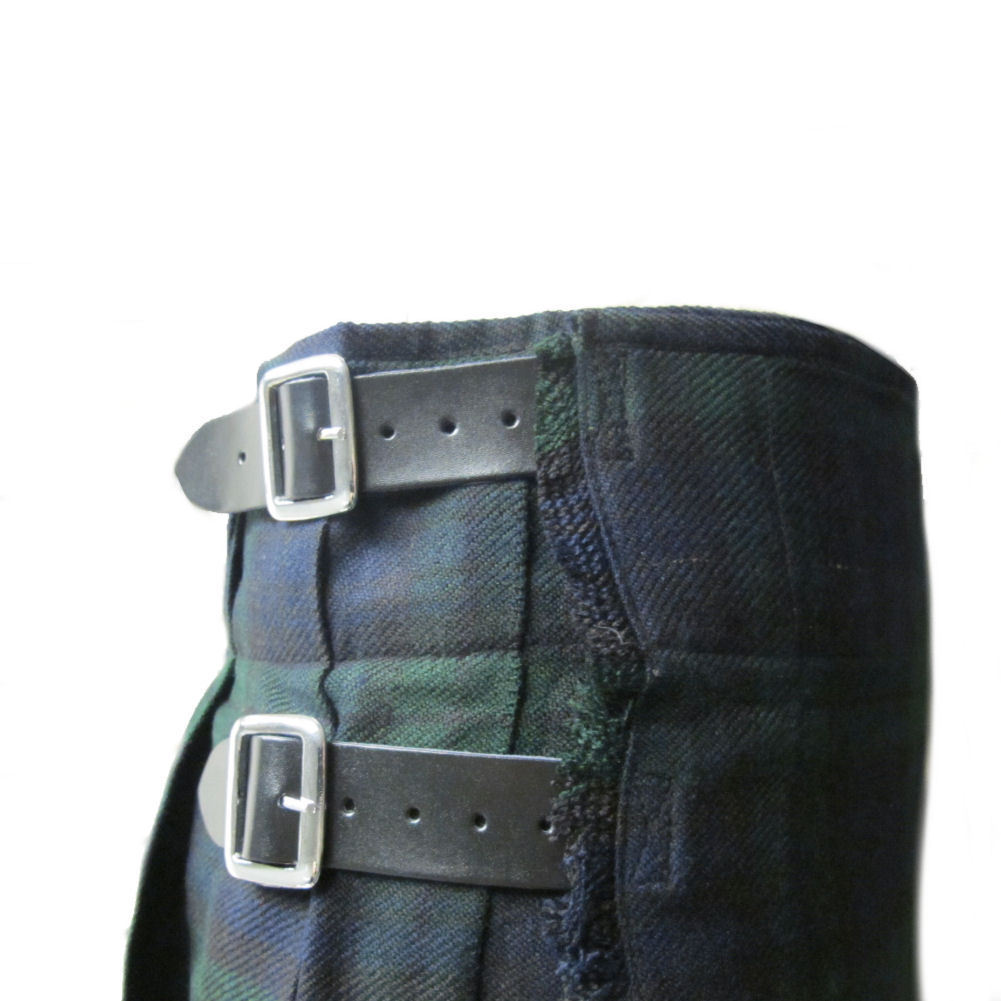 Scottish Black Watch Kilt Men’s 5 Yard Casual Tartan Kilt Highland Dress Kilt