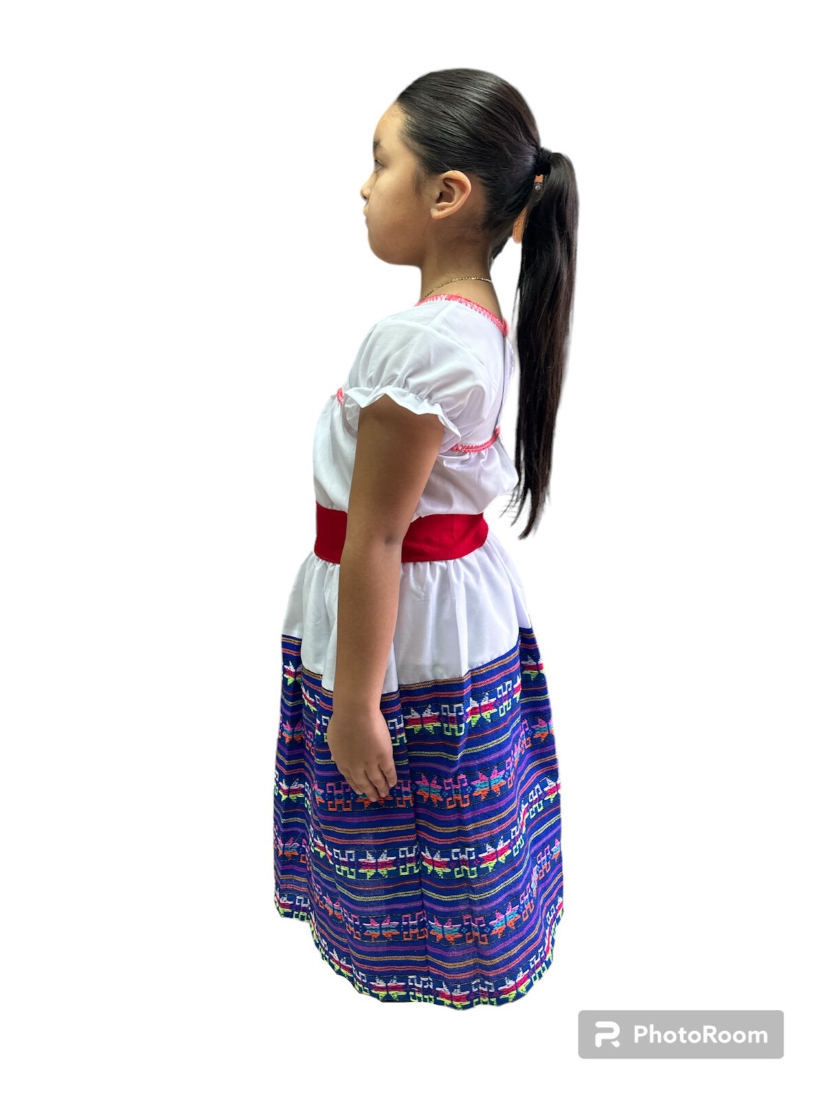 GIRLS MEXICAN DRESS SET, EMBROIDERED , MADE IN MEXICO ,CHOOSE SIZE ,3 PC COSTUME