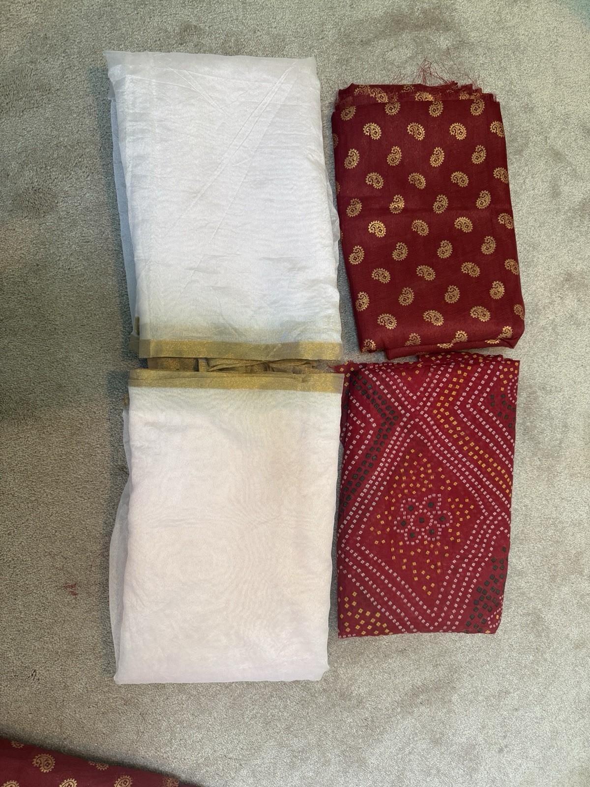 Men’s Traditional Indian Wedding Pagri Safa / Turban (Needs to Be Tied)