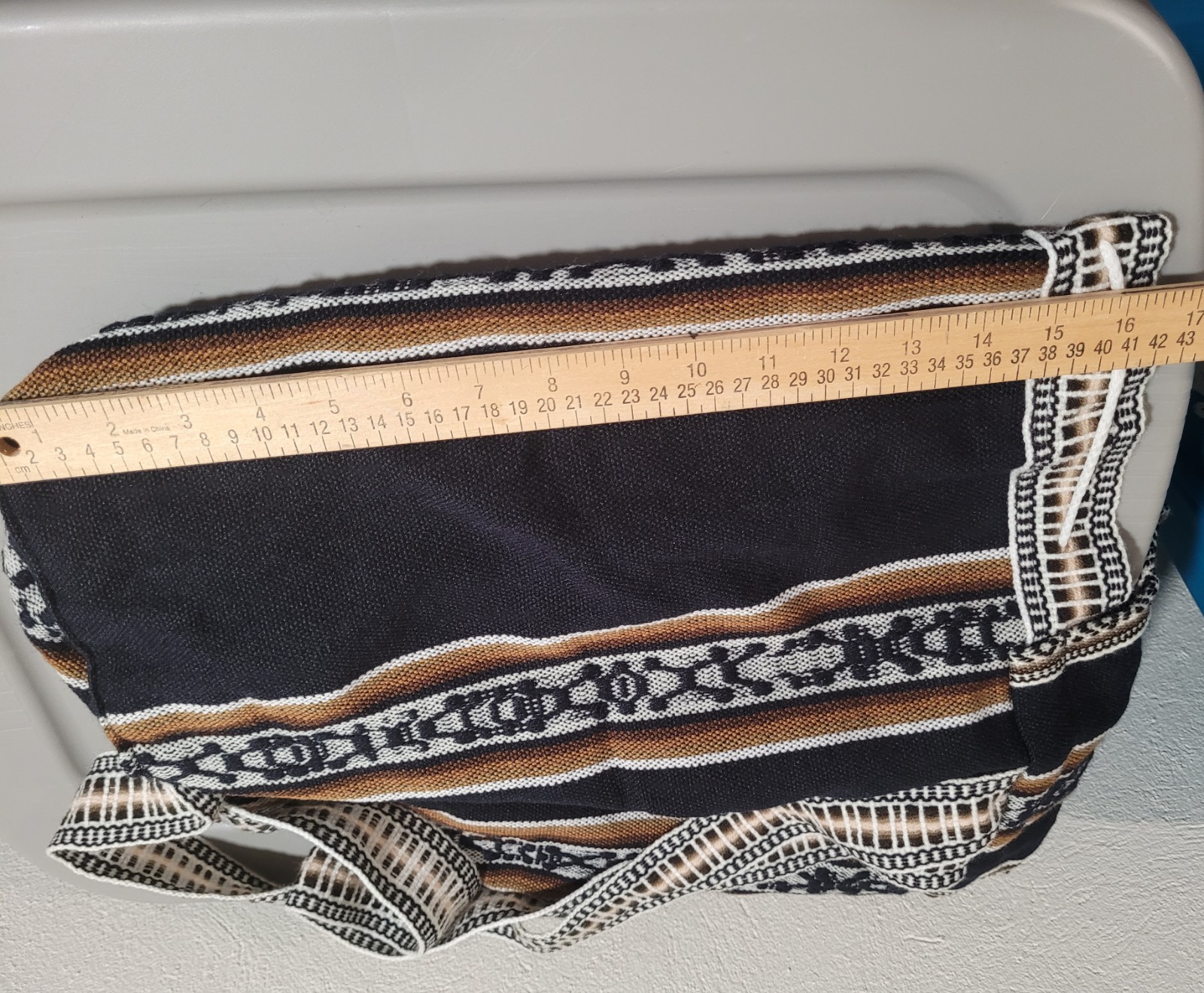PERUVIAN Backpack. Albinaas Alpaca. Made In Peru . Black/brown