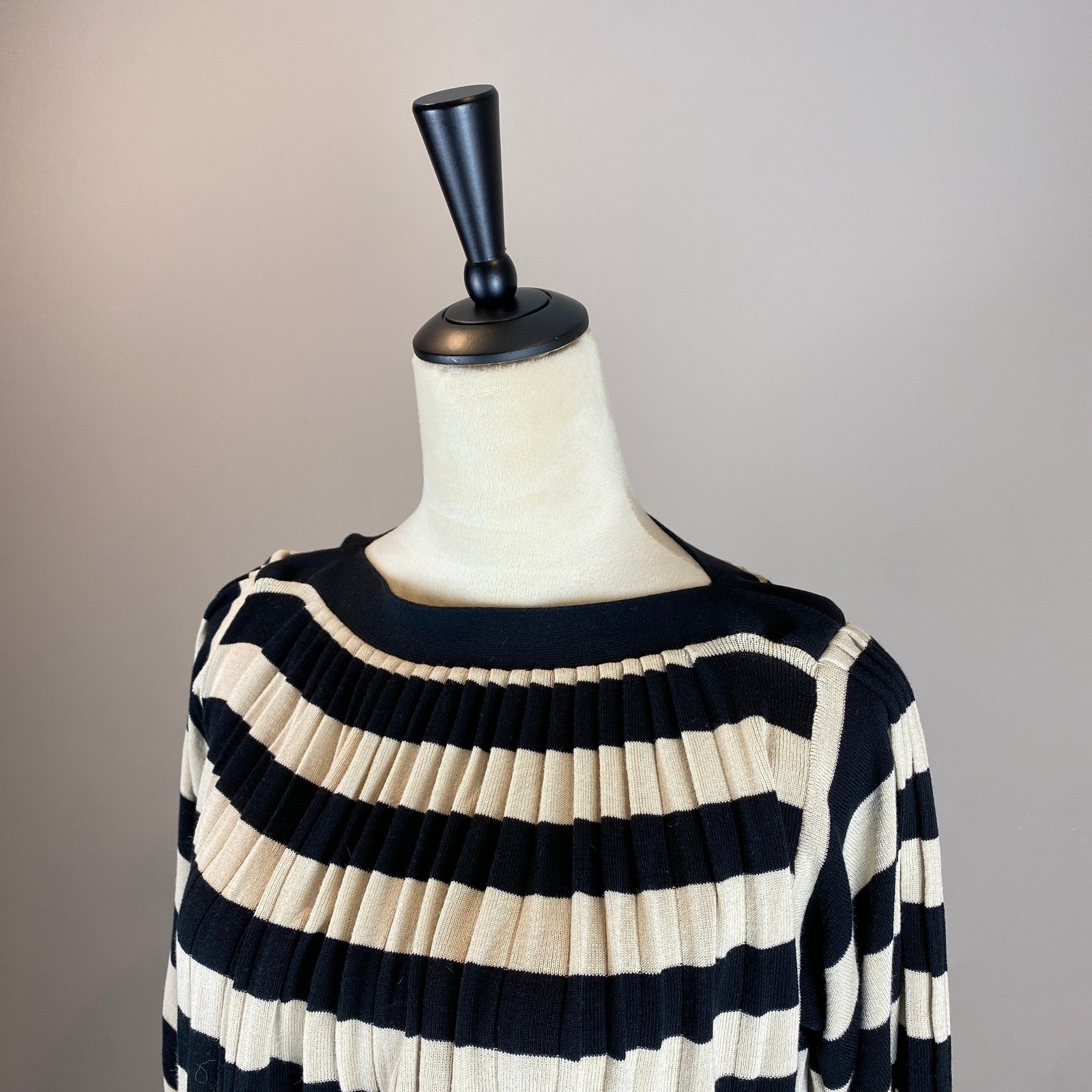 Bitte Kai Rand Shirt Women’s XS Striped Pleated