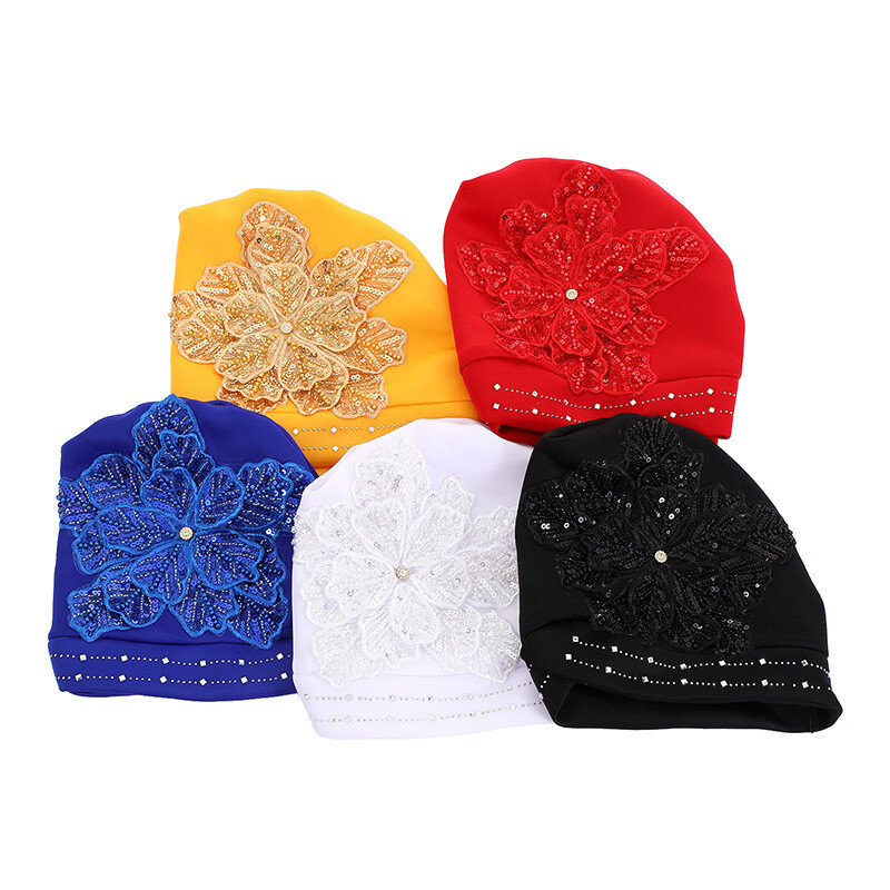 Aso Oke African Headtie Auto Gele Nigerian Headwear Women Bonnet Turban Cap Hats