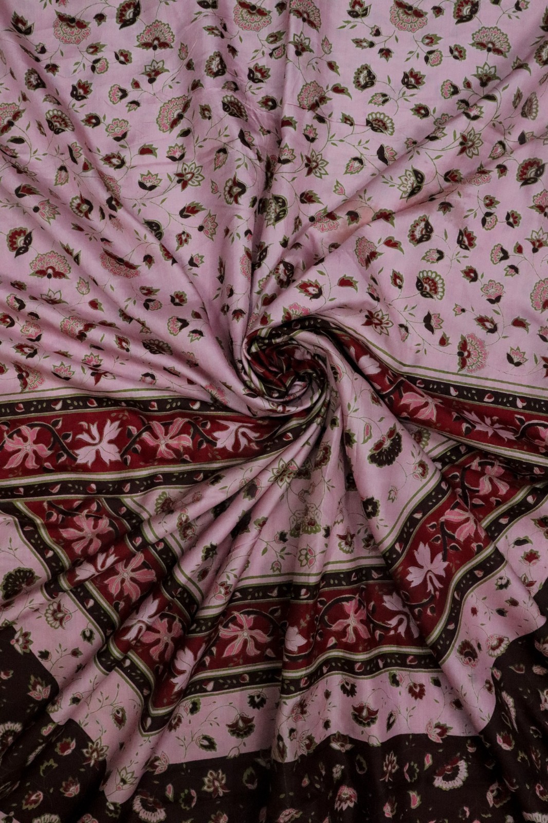 Vintage Silk Saree for Crafting, Sewing, Quilting, Upcycled Projects SS3447