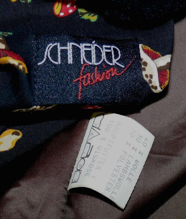 SCHNEIDERS BLACK WOOL JACKET Women AUSTRIA Winter SOFT & LINED Coat B45″ 14 L