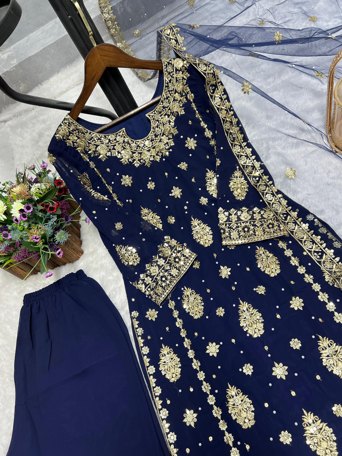 Pakistani Dress Salwar Kameez Ready To Wear Suit Wedding Party Wear Ethnic Set