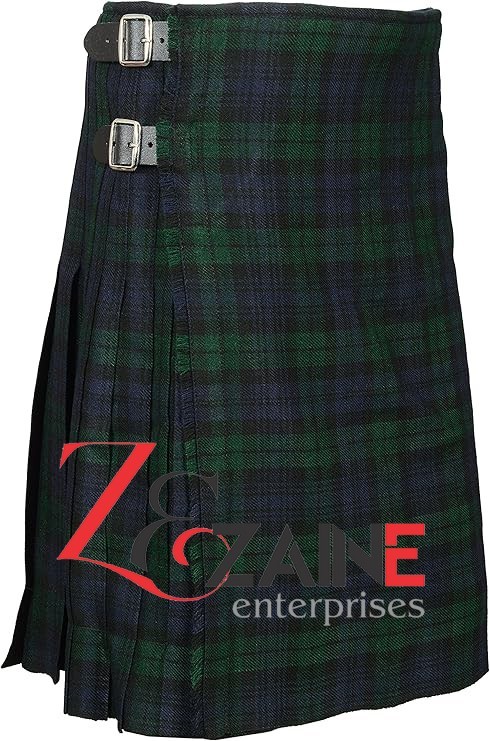Black Watch Tartan Kilt for Men Traditional Scottish Kilt
