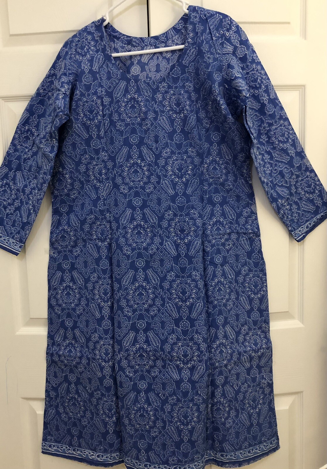 New Designer 3 Pc Cotton Salware Kameez size 44