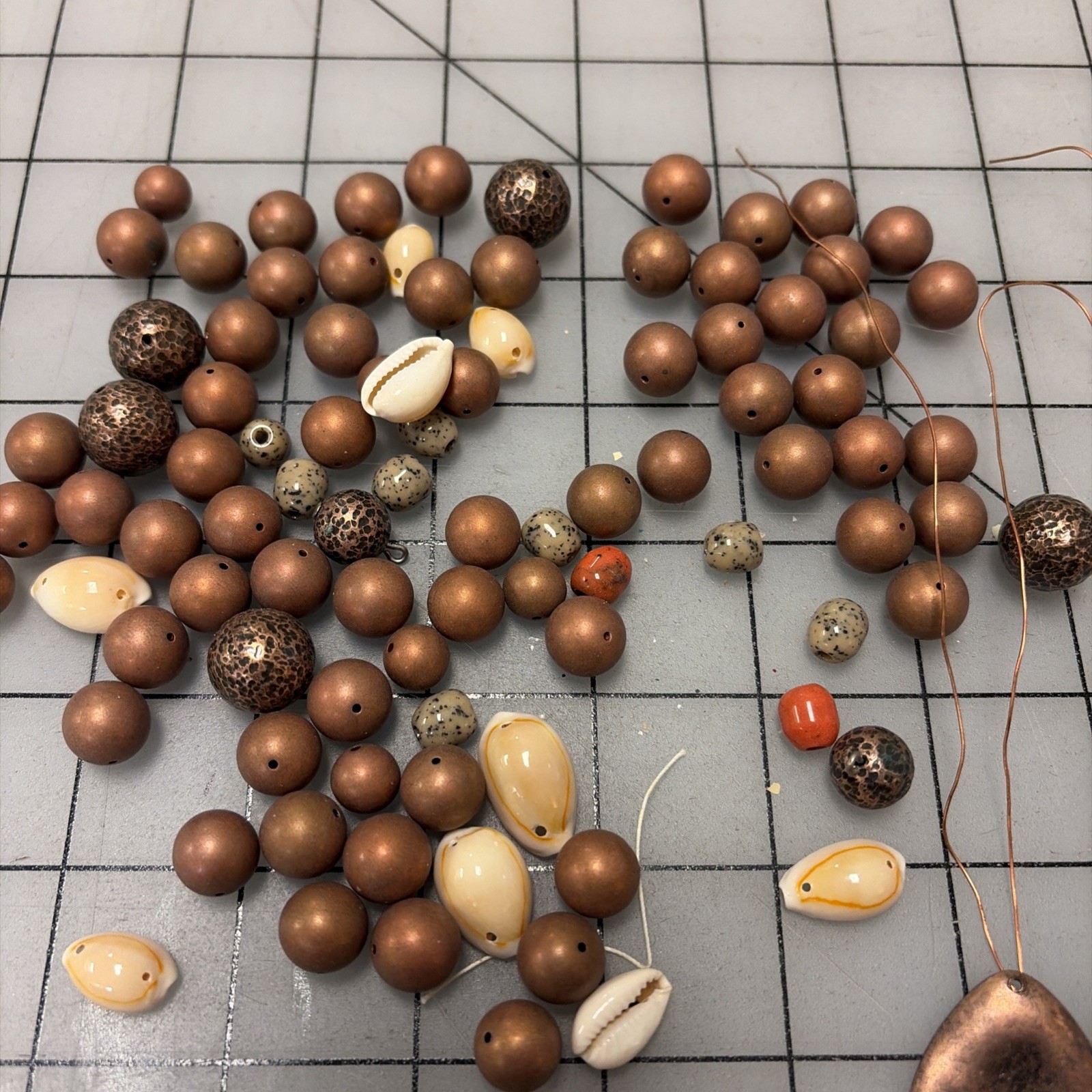 Set of Two Indigenous-Style Native American Necklaces w/assorted beads & shells