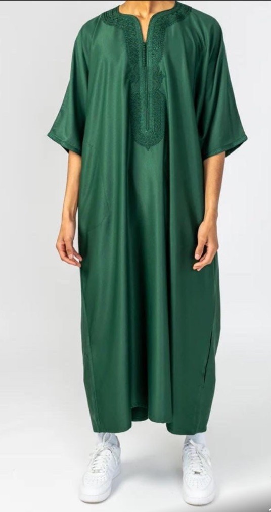 Luxury Moroccan Gondoura Thobe Premium Cotton Blend Made in Morocco Men