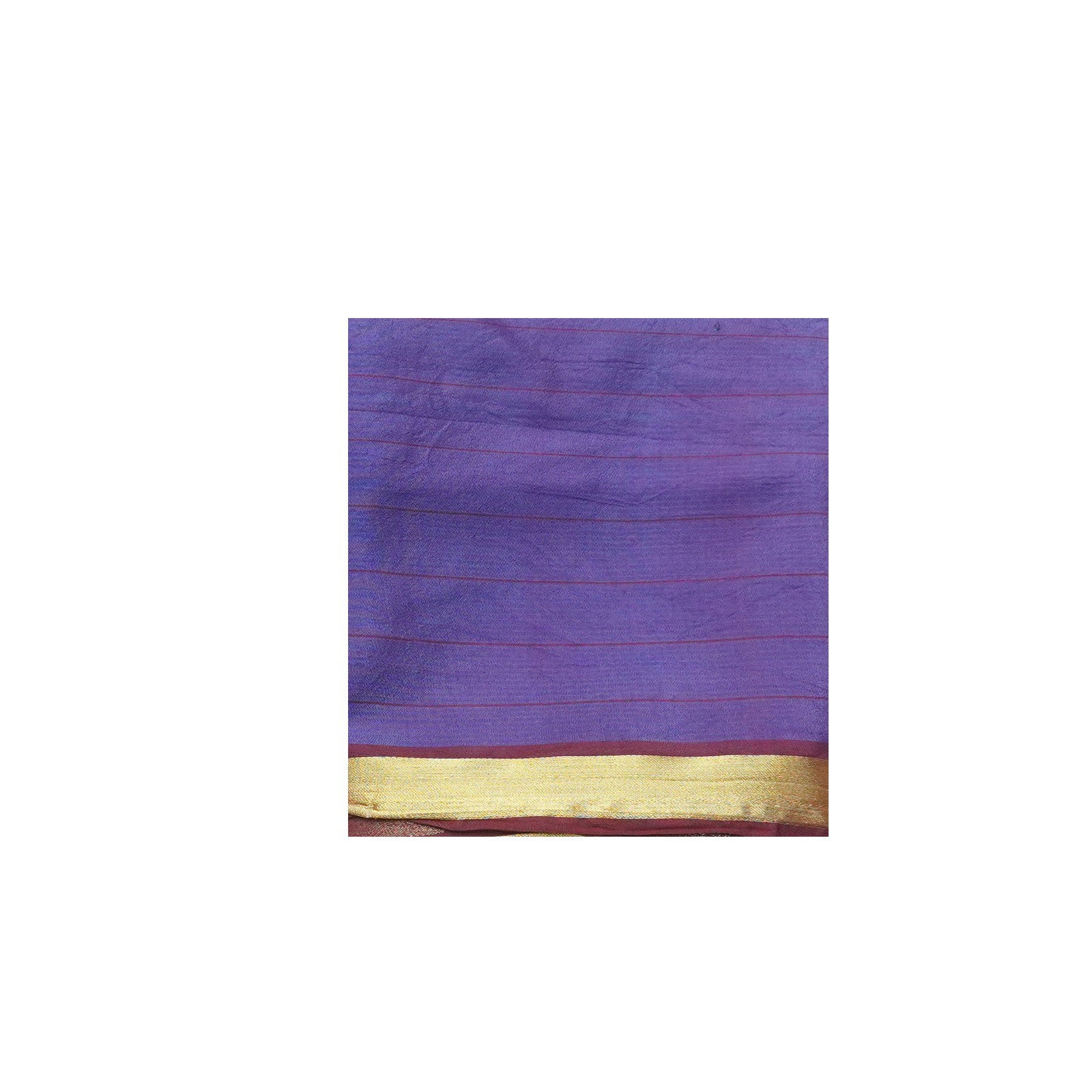Vintage Blue / Purple Dual Tone Sarees 100% Pure Silk Zari Woven Sari 5YD Fabric