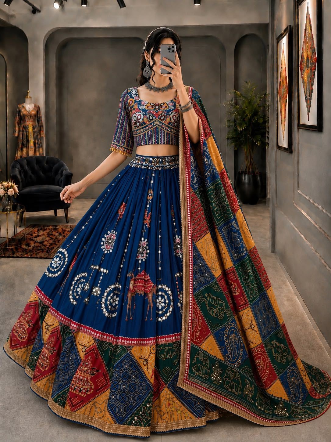 LEHENGA CHOLI INDIAN BOLLYWOOD WEDDING PARTY PAKISTANI WEAR READYMADE