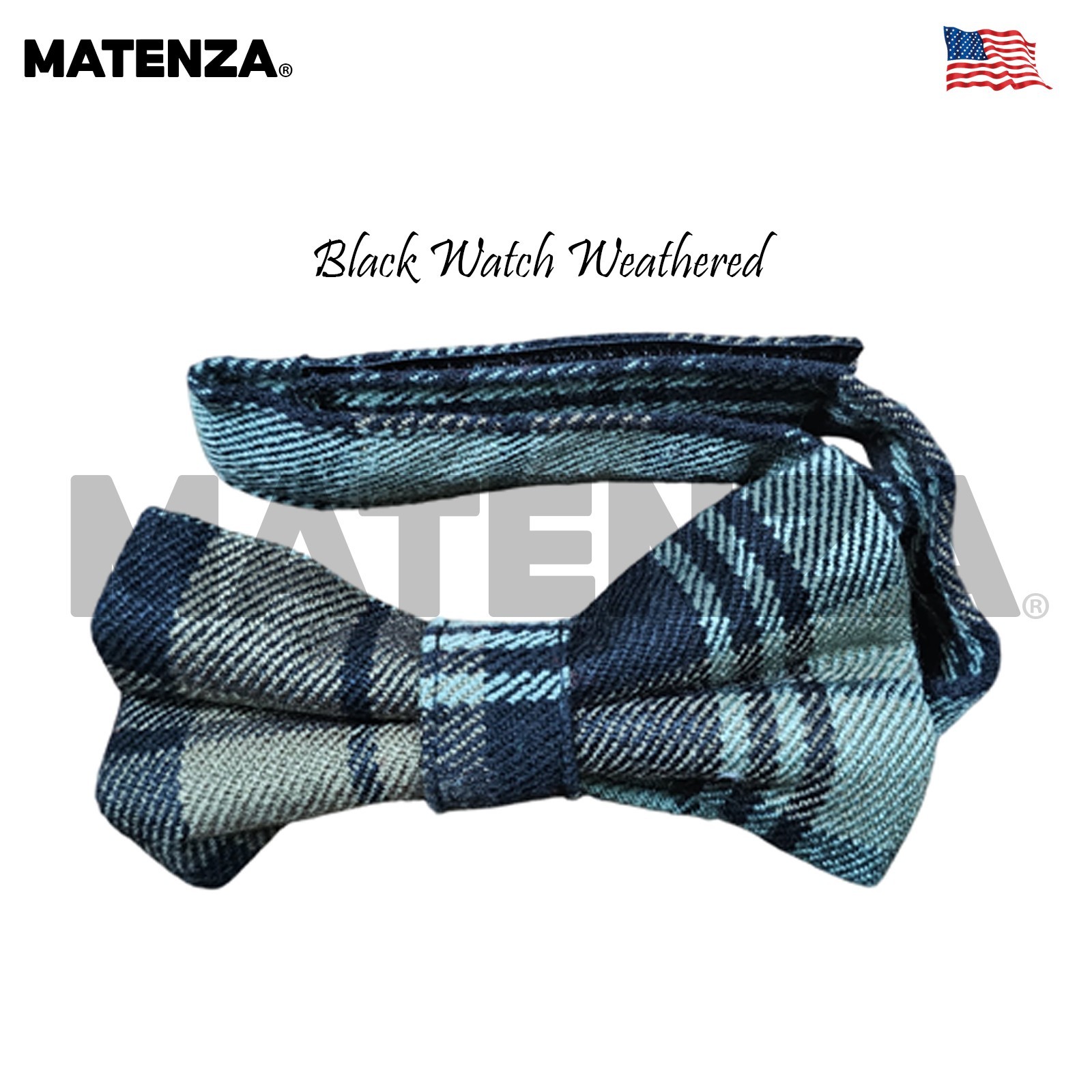Black Watch Weathered Tartan 5Pc Kilt Accessories Scottish Dress Set