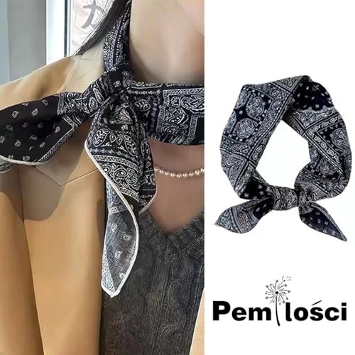 Cotton-Blend Bandana, Head Scarf, Headband, Head wrap, Hair Neck Scarf Fcs027