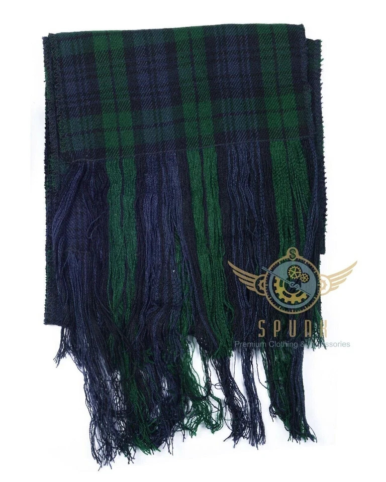 Scottish Highland Scarf Premium Handmade CLAN Tartan SASH SCARF “90” X “12”