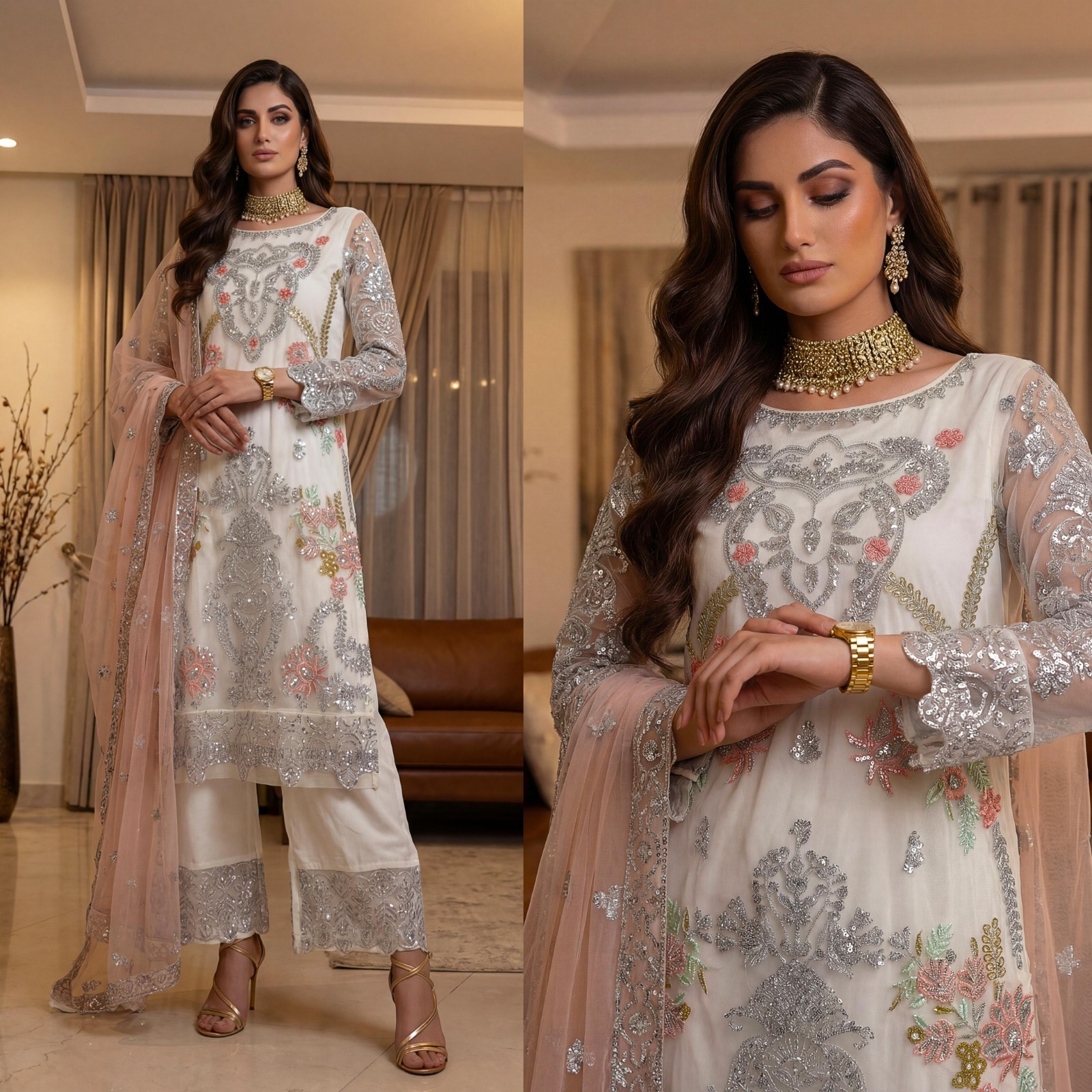 Salwar Kameez Indian Paksiatni Wedding Party Wear Dress Bollywood Salwar Suit