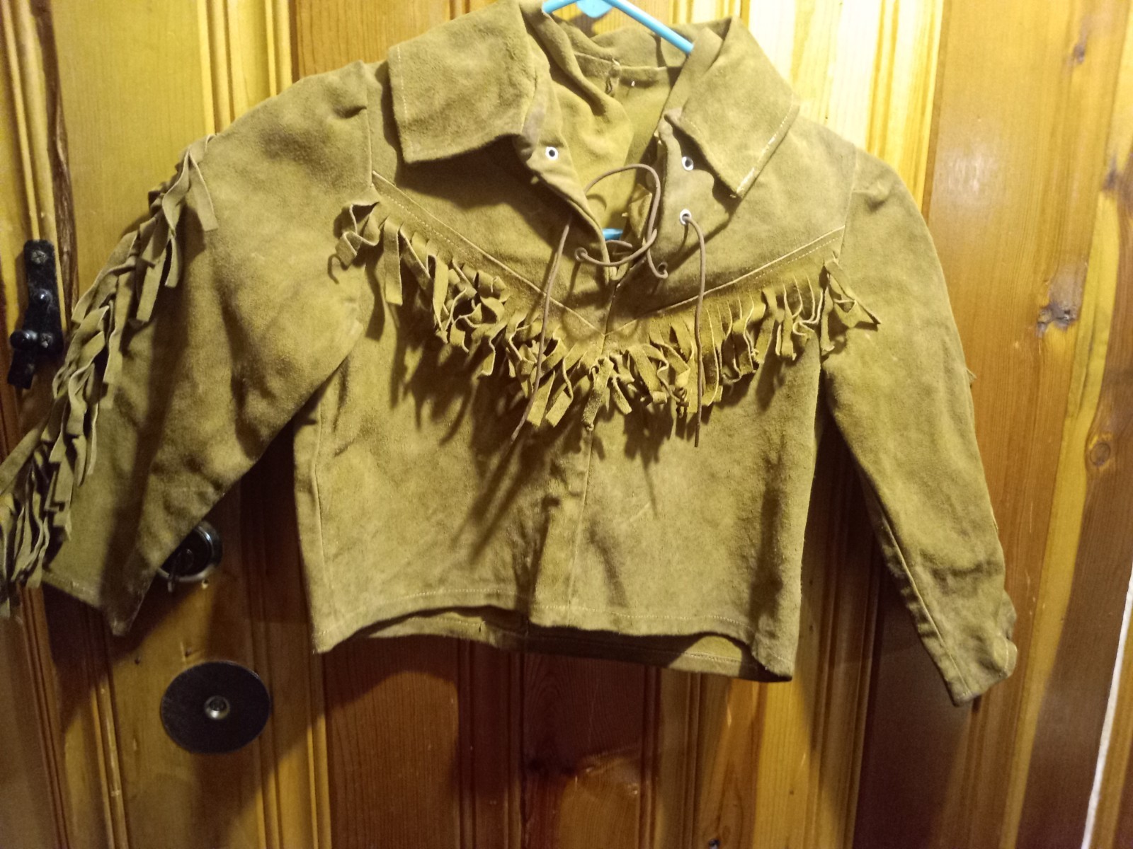 Native American Child Size Fringe Buckskin Shirt