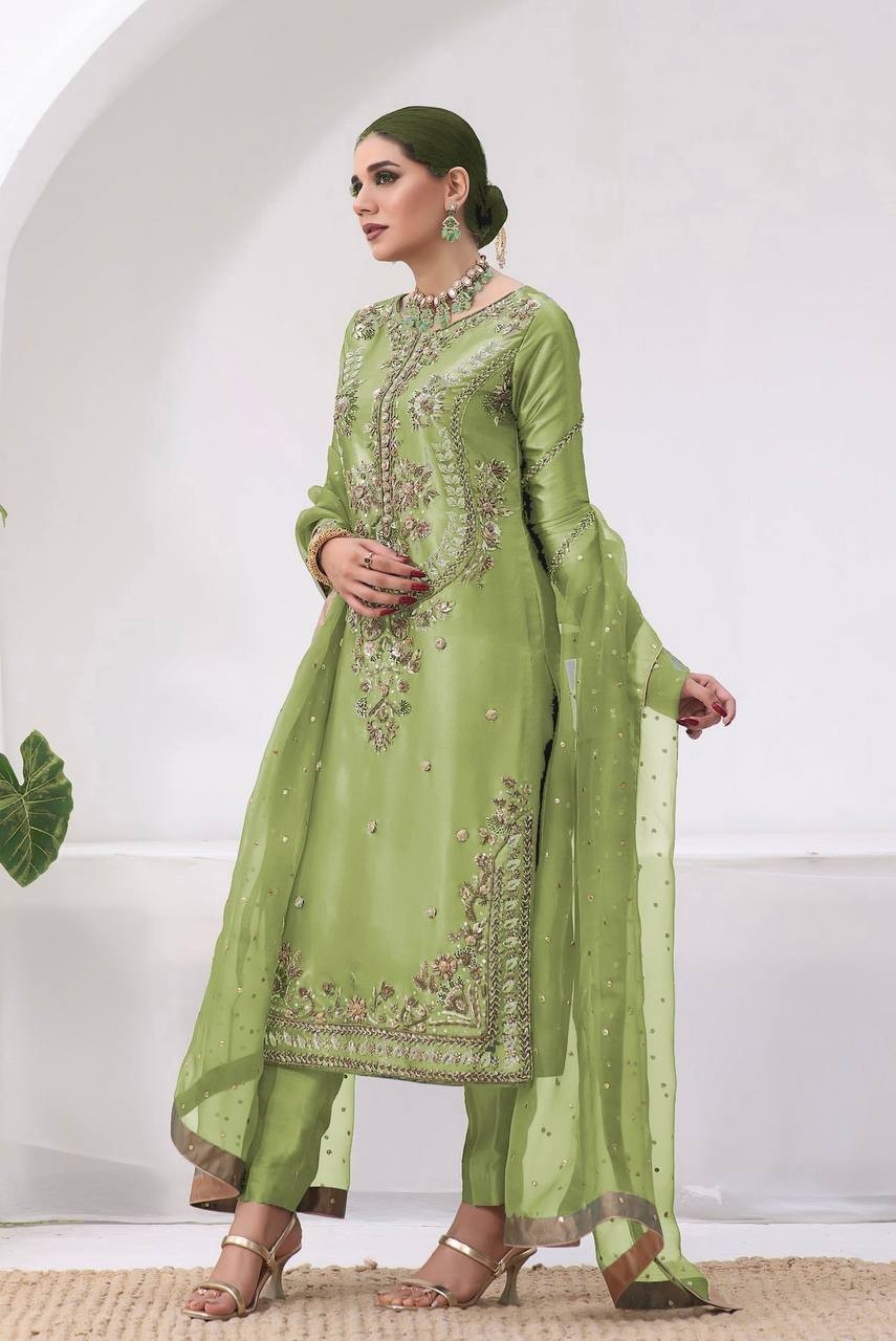 Pakistani Pista Salwar Kameez Ready to Wear Indian Wedding Dress Party Bollywood