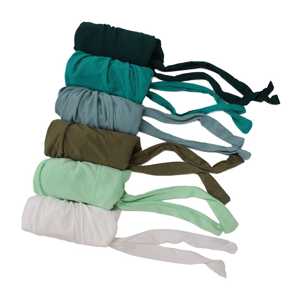 1/2pc Solid Color Elastic Beanie Modal Soft Adjustable Inner Cap Hijab Turban