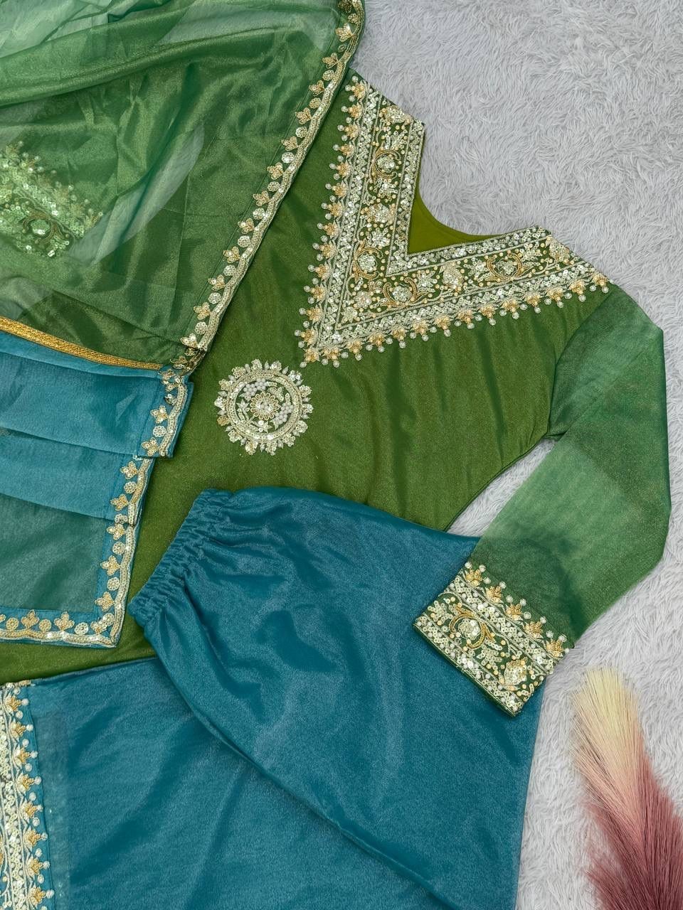 Indian Pakistani Ethnic Salwar Kameez Party Wedding Wear Bollywood Palazzo Suit